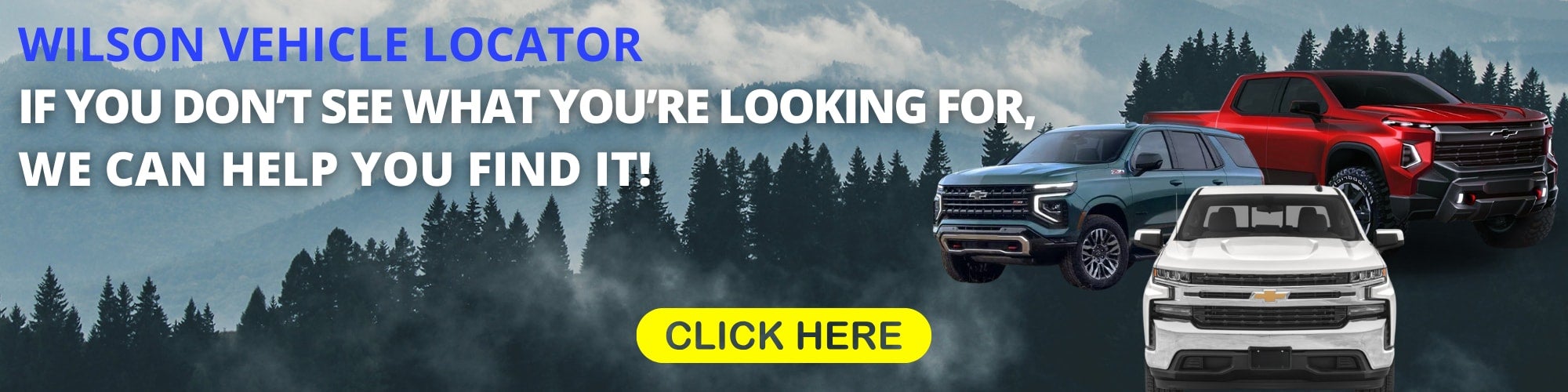 Vehicle Locator at Wilson Chevrolet in Winnsboro SC