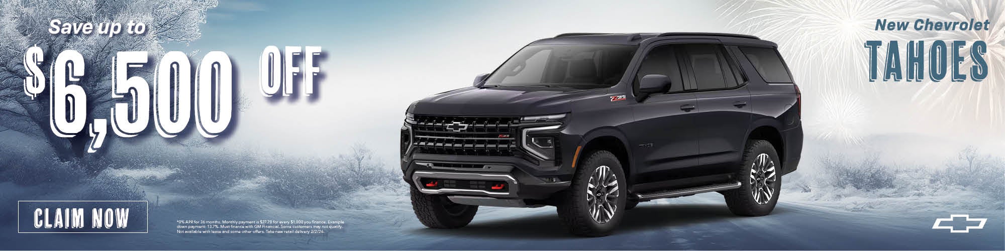 New Chevrolet Tahoes