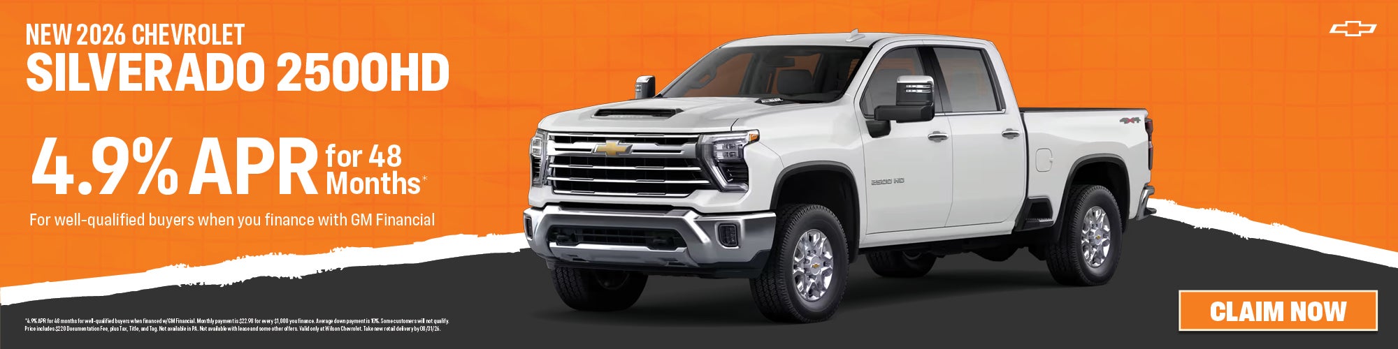 New 2026 Chevrolet Silverado 2500HD