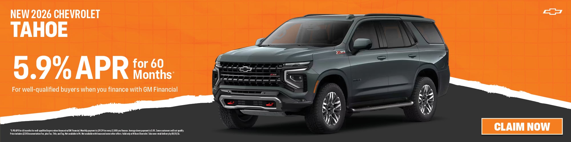 New 2026 Chevrolet Tahoe