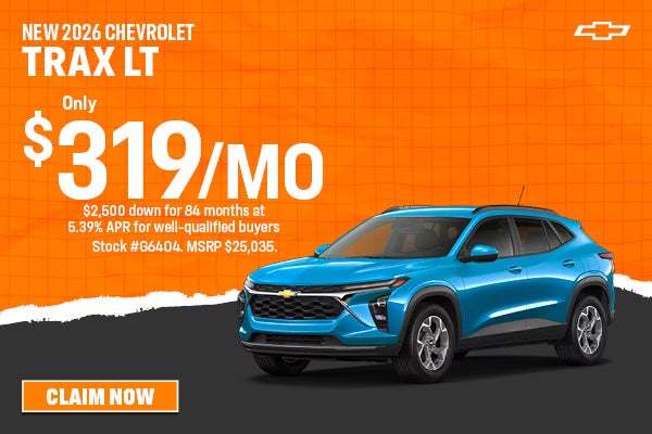 New 2026 Chevrolet Trax LT