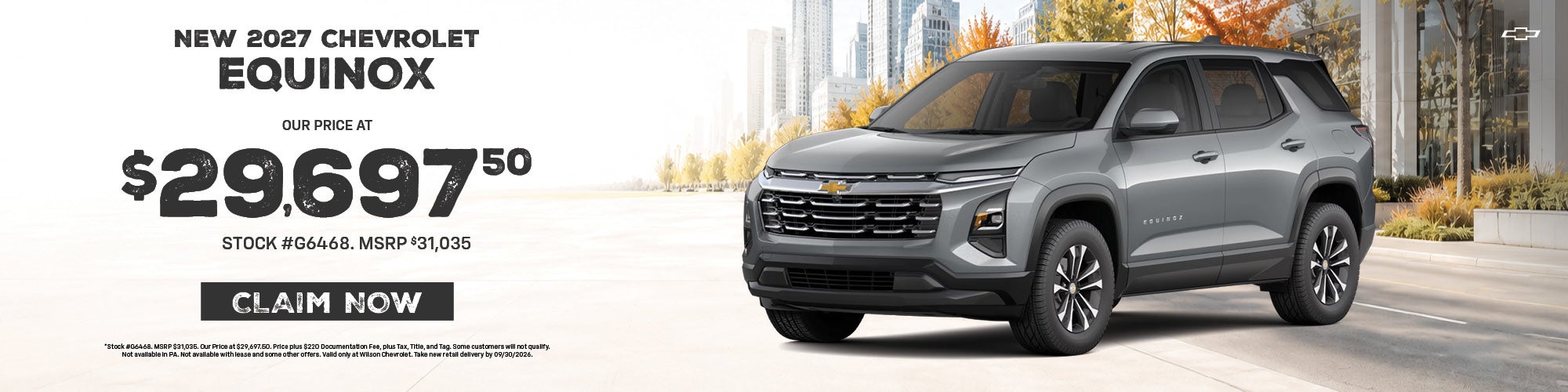 New 2027 Chevrolet Equinox