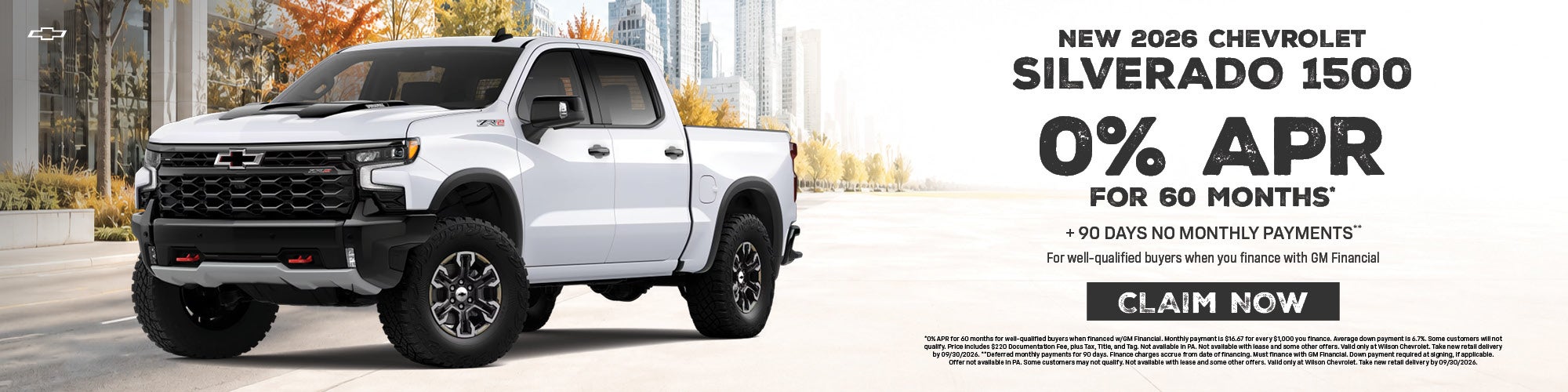New 2026 Chevrolet Silverado 1500