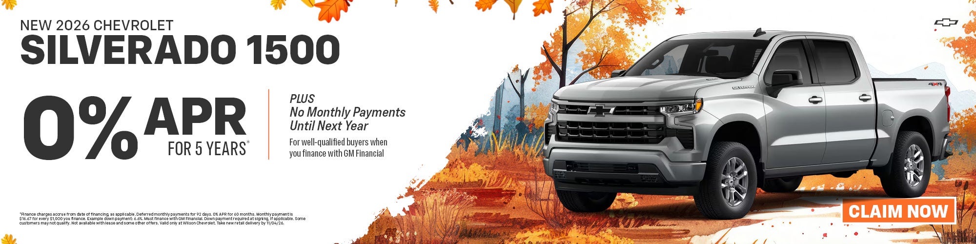 New 2026 Chevrolet Silverado 1500