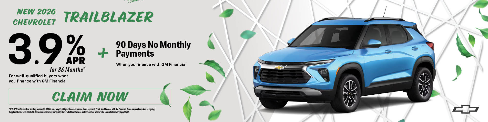 New 2026 Chevrolet Trailblazer