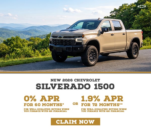 New 2026 Chevrolet Silverado 1500