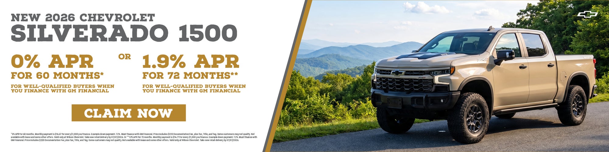 New 2026 Chevrolet Silverado 1500
