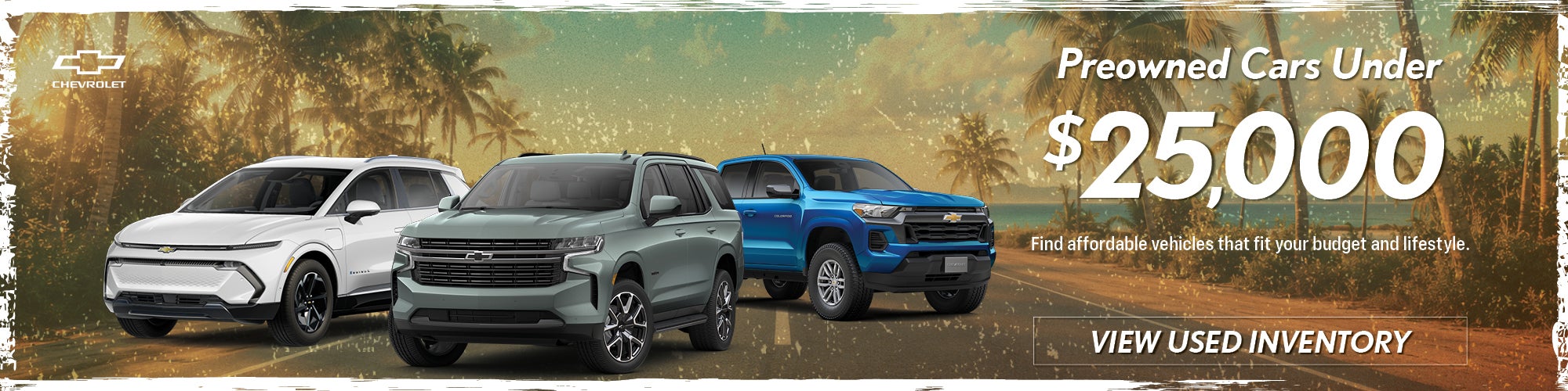 Preowned Cars Under $25,000