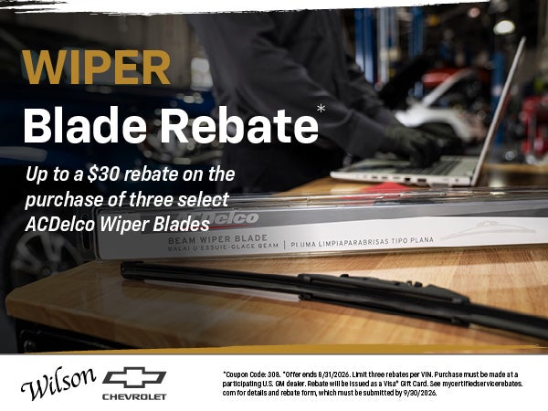 Wiper Blade Rebate
